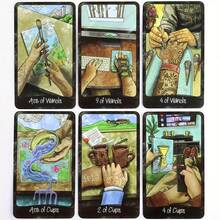 Tarot Vintage Dorado Fuera de Mano - Albaricoque - Ver 4