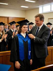 1 Xale de formatura personalizado com várias cores e alças de ombro opcionais, adequado para deslocações, regresso à escola, cerimónias de formatura, festas, aniversários, épocas de formatura e épocas de regresso à escola - Multicolorido - Ver 6