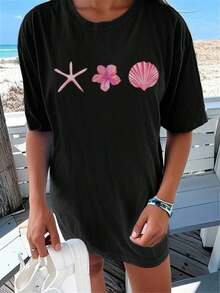 Women T-Shirts - Black - View 7