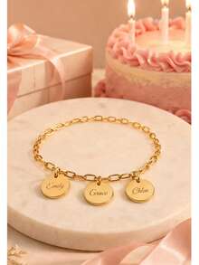 Gelang DIY Bertabur Berlian Imitasi yang Dipersonalisasi, Dapat Disesuaikan dengan Nama Anda, Modis, Indah, Menarik, Cocok Sebagai Hadiah Ulang Tahun Pernikahan, Hadiah Pesta Pernikahan, Hadiah Pesta Ulang Tahun, Hadiah Pesta Wisuda, Hadiah Perjalanan Liburan - beraneka warna - View 5