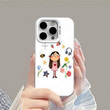 Lola rosa con temática de jardín primaveralfunda de teléfono Fundas compatibles con ,Apple,VIVO,OPPO,,, y Honor.Fabricadas en silicona TPU,ofrecen protección contra golpes y caídas. - Blanco - Ver 4