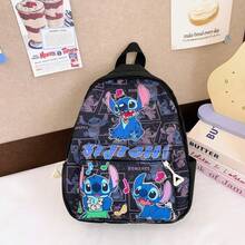 Ba lô học sinh in hình Stitch của Disney, dung tích lớn, nhẹ, làm bằng vải Oxford, thích hợp cho cả bé trai và bé gái đi học và sử dụng hàng ngày. - Nhiều màu - Xem 4