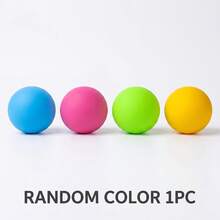 1 pieza Pelota de apretón colorida, juguete antiestrés de TPR suave y de rebote lento, adecuado para vacaciones de verano - Multicolor - Ver 12