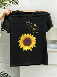 Women T-Shirts - Black - View 2