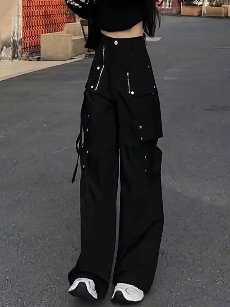Women Pants - ブラック - View 1