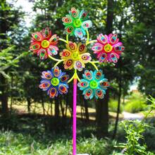 1pc Colorful Plastic Pinwheel, Battery-Free, Suitable For Repelling Birds, Applicable For Weddings, Graduations, Parties, Holiday Gifts, Gardening And Yard Decor - Style - View 9