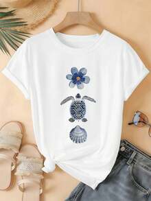 Kvinnor T-shirts - Vitt - Visa 2