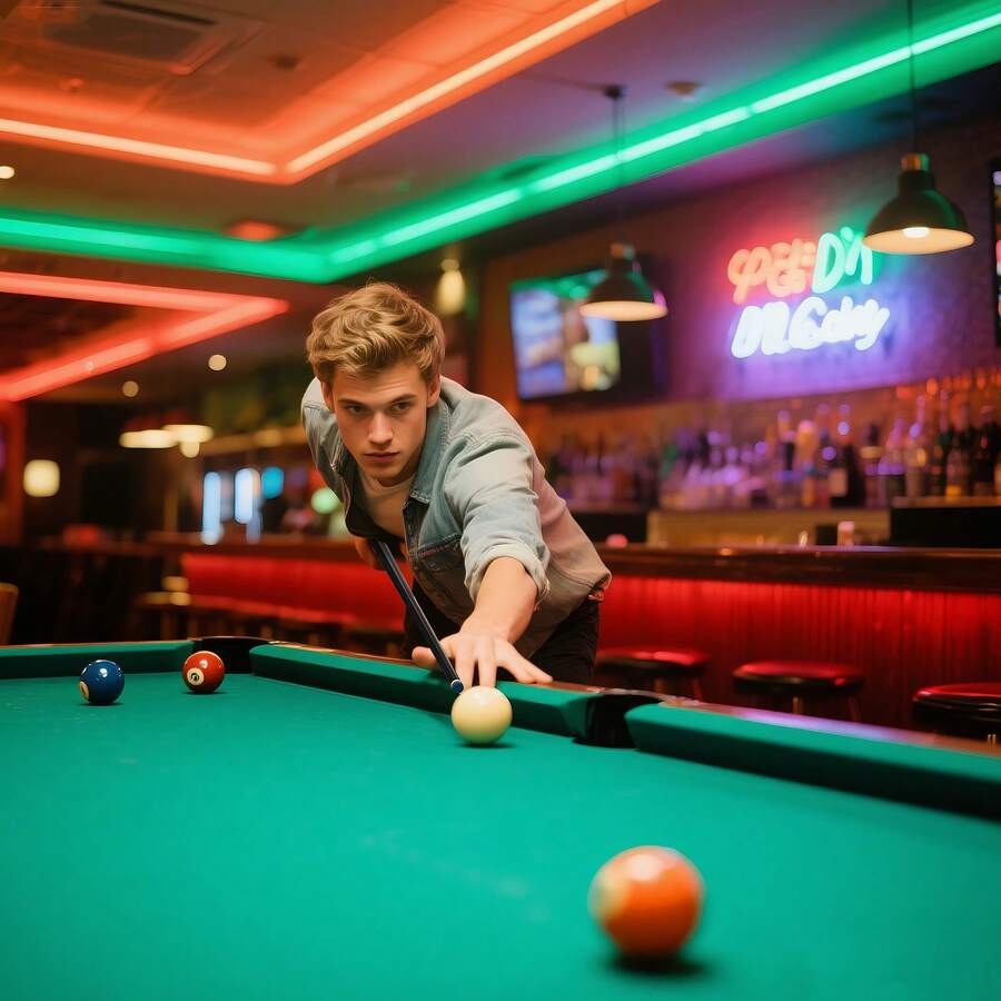 Billardqueue 1 Stk. (1473,2 mm / 595 g) aus Fiberglas mit mehrschichtiger Spitze, Billardstock geeignet für Bar Zuhause Büro Amerikanisches 9-Ball-Spiel, pool cue - American Queue Glasfaser 58 Zoll 13 mm Schwarz 1 Stück - Übersicht 1