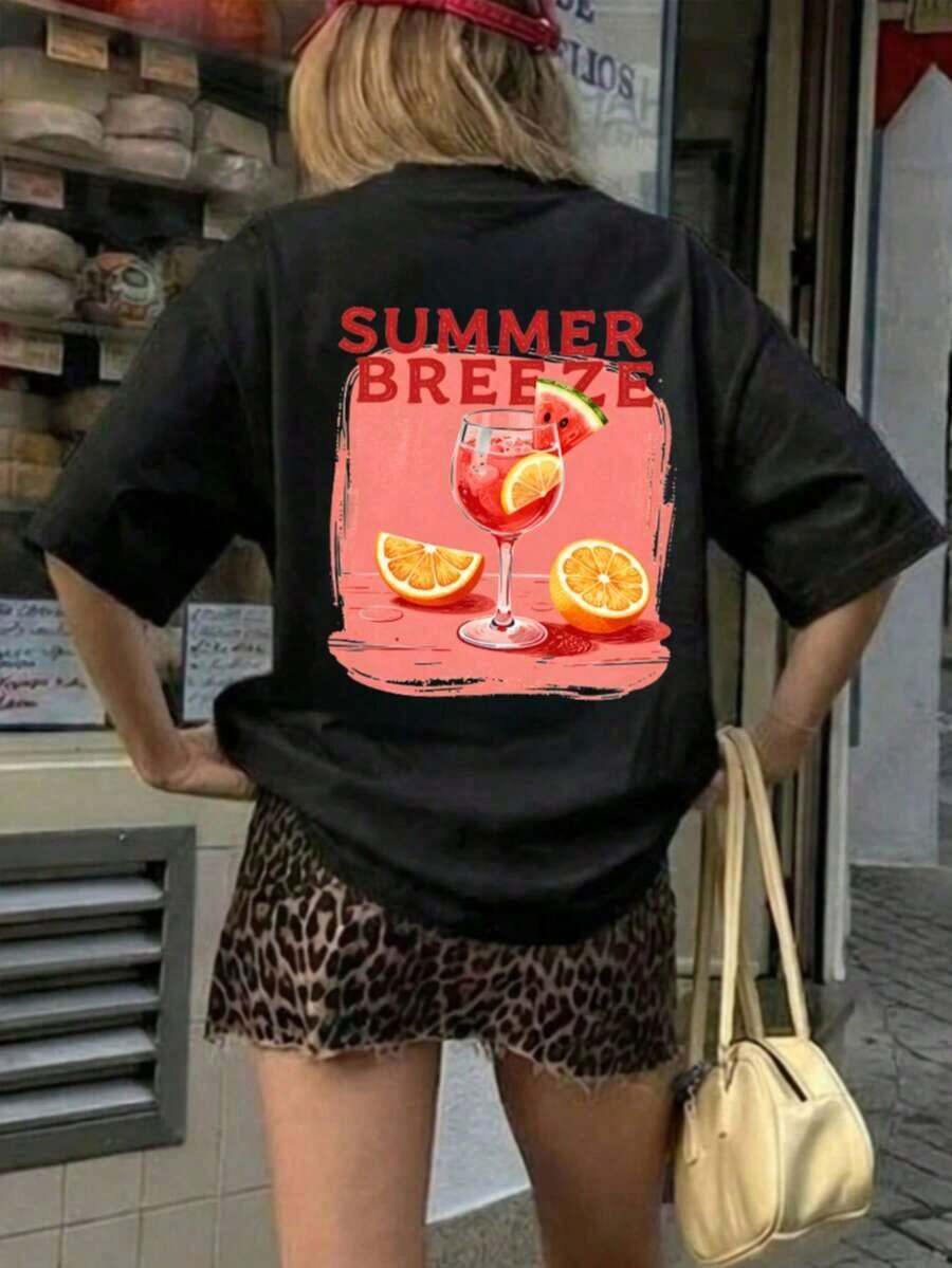 Women T-Shirts - Black - View 1