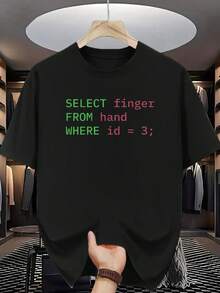 Men T-Shirts - 黑色 - 查看 7