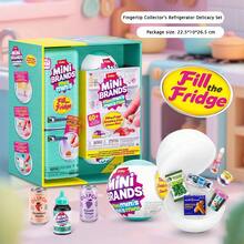 Seri Koleksi Ujung Jari ZURU "Set Makanan Kulkas" - Kotak Mainan Mikro Mini Brands, Mainan Peran yang Istimewa, Mulailah Perjalanan Koleksi Makanan Mini Anda! - MultiWarna - View 6
