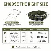 Collar táctico para perro, correa táctica de nailon para perros medianos/grandes para entrenamiento militar y uso al aire libre - Multicolor - Ver 3