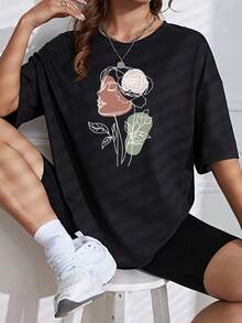 Women T-Shirts - [White] - View 4