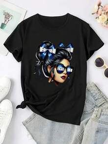 Women T-Shirts - [White] - View 11