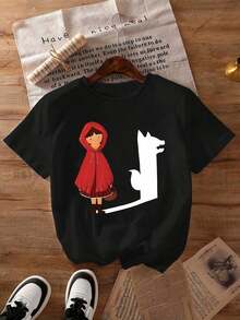 Women T-Shirts - Black - View 6