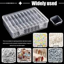 31pcs (30 Small Boxes + 1 Large Box) Plastic Storage Boxes With Small Storage Containers - Jewelry Storage Box, Bead Storage Box, Bead Storage Container Box, Rectangular Shape And Durable Plastic Material To Organize Your Jewelry - Perfect For DIY Jewelry Storage, Perfect Valentine's Day Gift And Women's Gift, Ideal For Jewelry, Crafts And Small Items Storage, Bead Storage Box, DIY Crafts, Bead Storage, Beads And Jewelry Making - Rectangle - View 3