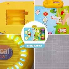 This 3-In-1 Music Mat And Dance Mat Features A Non-Slip Design, Is Portable And Larger In Size, And Comes In Beautiful Packaging. Its Non-Slip Design Makes It A Perfect Gift For Family And Friends. - Multicolor - View 3