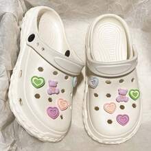 Summer Korean Ins-Style Beach Sandals, EVA Student Soft Bottom Casual Comfortable Lightweight Slip-On Slippers - White - View 3