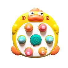 1pc Hammer & Duck Whack-A-Mole Toy, Funny Interactive Game, Early Education Toy For Kids 3+ Years Old, Boys & Girls, Colorful, Battery-Free (Random Color) - Cute Yellow Duck Playing Whack-a-mole (with a Hammer) - View 10