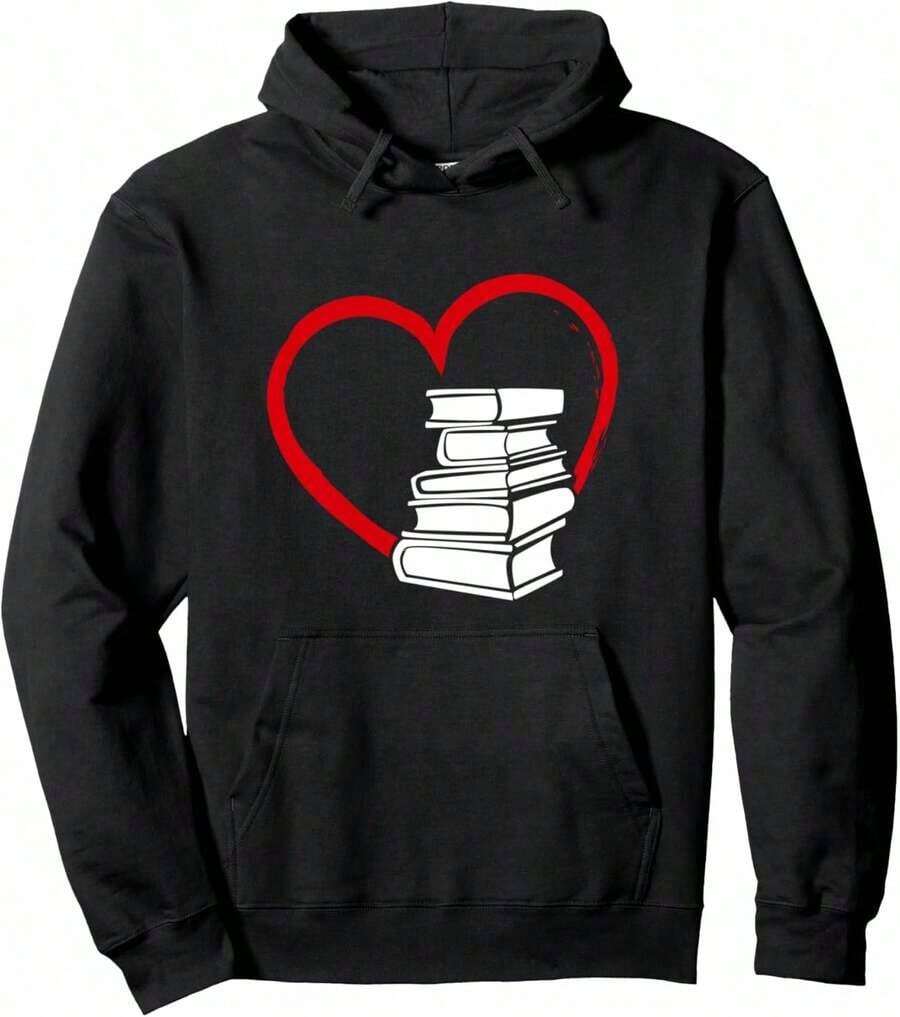 Book Nerd Compatible, Fun Gift For Readers, Book Lovers, Men And Women, Hoodie. - 黑色 23 - 查看 1