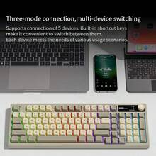 Lenovo K280 97 Keys Wireless Keyboard, Tri-Mode Connection With Bluetooth, 2.4G And Wired Support - View 2