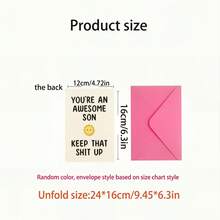 1pc "You Are The Best Nana" Birthday Card, Suitable For Sending Warm And Special Birthday Wishes To Grandma, Foldable Card With Space To Write Your Own Greeting (Comes With Random Envelope) - Nana's Grandson Is Not Ugly - View 18