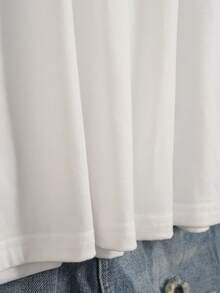 Camiseta para mujer con corazones degradados y frase manuscrita reconfortante, ideal para el trabajo y el día a día - Blanco - Ver 6