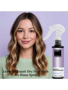 Leave-In Hair Spray Repair Dry Hair Mask Building Care For Damaged Hair No-Rinse Spray Smooths Frizz Shine Heat Protectant Frizz Control And Smoothing For Hair Shine-Enhancing Formula Lightweight And Travel Friendly For All Hair Types - 1 PCS - View 7