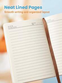 Floral Pattern Notebook, Suitable For Writing, Traveling And Daily Recording, A5 Ruled Notebook, Outdoor Sketch Notebook, Size 210mm X 145mm, Applicable For Office, Home, School, Two Size Options, Office Assistant, Back To School Essential - A5 - View 4