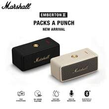 Marshall Emberton II 便携式蓝牙音箱，小巧无线，适合旅行和户外活动 - 查看 3