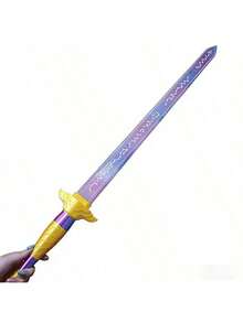 1pc-Rumi Roleplay Sword, New Resin Detachable Design Long Sword, Cosplay Prop Sword, Plastic Sword Ornament, Perfect Gift, Birthday Gift, Gift, Party Gathering Decoration, Non-Harmful Resin Sword, Costume Prop Accessories - Multicolor - View 8