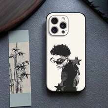 Funda de Celular 2026 Juvenil y ModernaSinger R-Rauw Alejandro Phone 16 15 11 13 14 Pro 8 Plus X Xr Xs 12mini Black Cover Case2025.Descuento por Tiempo Limitado, Artículos Promocionales, Fundas para Teléfonoás Vendidas, 17 Fundas, Decoración Navideña - Z1 - Ver 4