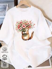 Women T-Shirts - White - View 1