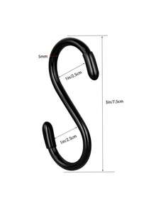7-Slot Metal Chain Hanging Hook, Space-Saving Foldable Organizer Rack, Multi-Hook High-Efficiency Storage, Durable Wardrobe Accessory For Clothing Organization - Multicolor - View 15