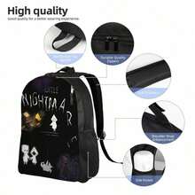 <Nightmare Before="" Christmas="">Backpack - Simple Single Layer Student Bag With 'Nightmare Before Christmas' Character Pattern, Lightweight Daily Backpack Suitable For University, Travel, Work - Easy To Clean Backpack For Teenagers And Adults (Black/White Design) - Compatible With 'Nightmare Before Christmas' Fans, Student Backpack, University Essentials, Fun Design, Durable Shoulder Straps, Daily Commuting, Accessories, Sturdy Structure, Teen Accessories, Men's Backpack, Men's Backpack, Travel Backpack, Men's High-Quality Backpack, Premium Men's</Nightmare> - Trộn - Xem 5