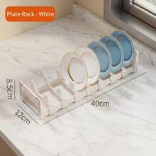 Kitchen Drawer Organizer Divider, Built-In Cabinet Dish Bowl Cutlery Storage Rack - Multiple Sizes - View 15
