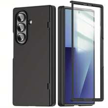 Case Designed For Samsung Galaxy Z Fold 7, With Built-In Screen Protector And Full Hard PC Cover For Greater Shock Resistance. - 黑暗的 - 查看 12