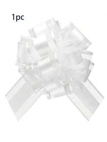 10 piezas Decoraciones de moño de cinta, moños de envoltura de regalo con cordón tirador, adecuados para decoración de coche de boda, decoración de boda, decoración de escalera, decoración de manija, decoración de regalo de cumpleaños, decoración de regalo de boda, adecuados para decoración de mesa y silla de boda - multicolor - Ver 14