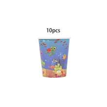10/20/30/60pcs Ocean Theme Disposable Party Tableware Set - Octopus & Fish Pattern Paper Plates And Cups, 9-Inch And 7-Inch Birthday Party Plates And 9oz Cups, Suitable For Underwater Theme Party, Ocean Animal Birthday Decor, Underwater Creature Party Supplies - View 15