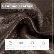 befen Genuine Leather Crossbody Purses for Women Small Crossbody Bags Purse with Built in RFID Blocking Wallet - Gris claro - Ver 7