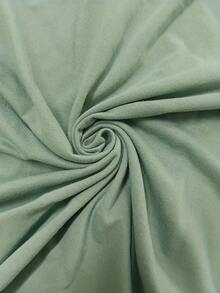 The Man Is Nice, I Saw A Small Man Holding A T-Shirt With A Pattern. Loose And Comfortable. - Bean Green - View 6