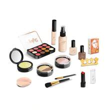 10/14PCS Girls' Pretend Makeup Toy Set, Lipstick, Powder Blush, Children's Makeup Set, Toy Cosmetic Set (Not Real Cosmetics), Suitable For Girls Ages 3–10, Ideal For Birthdays And Holidays - Multicolor - View 11