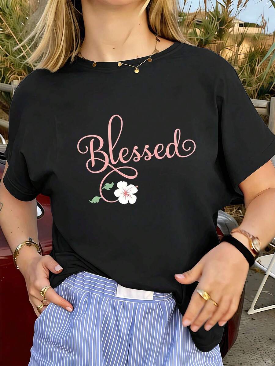 Women T-Shirts - Black - View 1