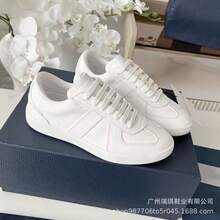Zapatos casuales unisex, talla 36-45, zapatos casuales de mujer y zapatos deportivos de hombre, zapatos planos de suela blanda con cordones, zapatos cómodos y livianos de hombre para uso diario, de corte bajo,,,,,Zapatillas de entrenamiento alemanas de alta gama para mujer, nuevo modelo de verano 2026, zapatillas deportivas blancas planas con cordones versátiles, zapatillas deportivas de caña baja. - Blanco - Ver 5