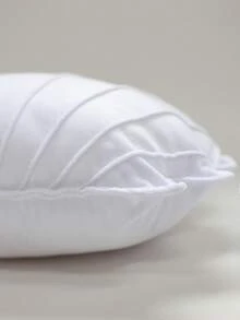 1pc INS Style Pure White Shell Shaped Throw Pillow, Soft & Skin-Friendly Material, Suitable For Healing Beach Style Living Room Sofa Decor, Bedroom Window Seat Backrest Cushion, 3 Size Options - White - View 4