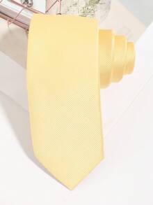 1pc Women's Fashion Fine Twill Textured Solid Color Hand-Tied Tie, Formal Business Commute Versatile (Unisex) - Multicolor - View 15