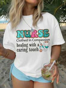 Women T-Shirts - White - View 1
