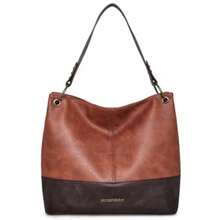 Hobo Bag For Ladies Shoulder Handbags With Back Pocket Purses, With Zipper, Purses, With Zipper - A-brown - View 1