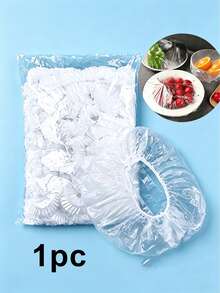 200pcs/100pcs/50pcs Elastic Food Covers, Disposable Plastic Stretch Film Covers For Storing Food, Vegetables And Fruits, Suitable For Bowls, Plates, Fruits And Vegetables - Transparent Kitchen Food Covers, Dust Covers, Room Decor, Teacher Gifts, Wedding Decor, Holiday Accessories, Garden Furniture, Garden, DIY, Bedroom Decor, Kitchen Decor, Dorm Essentials, Storage Room, Christmas Decor, Travel Essentials, Bachelor Party Supplies, Office Desk Accessories, Home Decor - Multicolor - View 11
