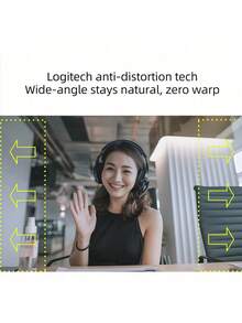 Logitech C920E Webcam, High-Definition Computer Webcam, Live Streaming Webcam For Online Classes, High-Definition Beauty Mode, Auto-Focus, Video Conferencing, Remote Work, Built-In Microphone, Compatible With Win/Mac - View 10